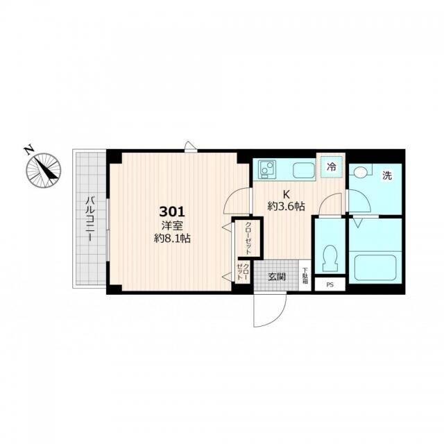 Ａ’　ＬＡ　ＭＡＩＳＯＮ　ＬＵＡＮＡ　アラメゾンルアナの物件間取画像