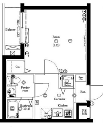 クレイシア西早稲田の物件間取画像
