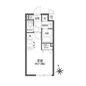 高円寺駅 徒歩6分 4階の物件間取画像