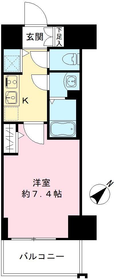 エスリード新栄グランラグジェの物件間取画像