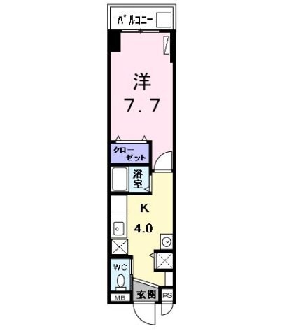 グランツ丸の内の物件間取画像