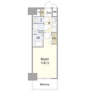 エスリード新栄グラティアの物件間取画像