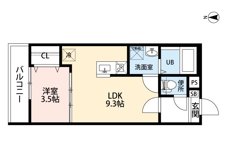 ＫＢＹ　Ｆｕｔａｓｅの物件間取画像