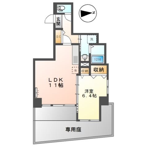Grand Chainon金山の物件間取画像
