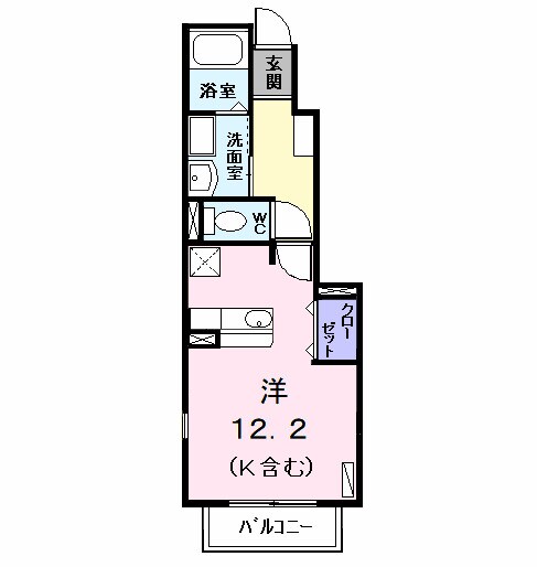 フル－ヴ菊水Ⅰの物件間取画像