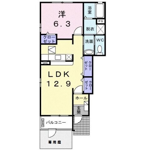 ライフステージ　ウエストの物件間取画像