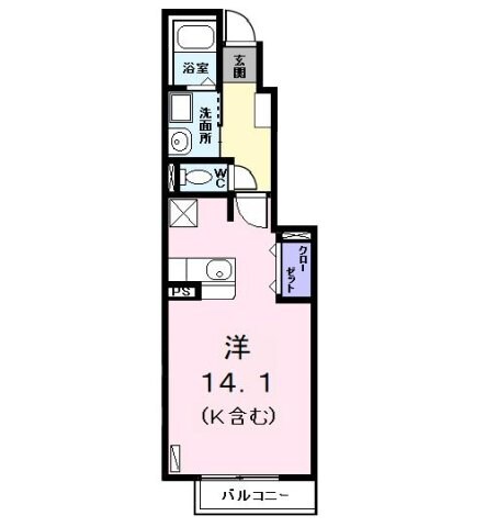 ドルチェⅡの物件間取画像