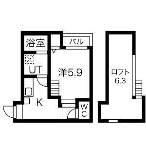 尼ケ坂駅 徒歩9分 1階の物件間取画像