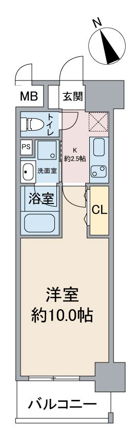 スカイコート千代田の物件間取画像