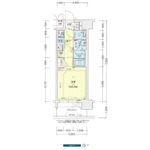 プレサンス鶴舞パーク&ステーションの物件間取画像