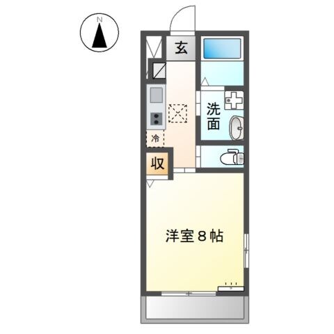 シュロス上飯田の物件間取画像