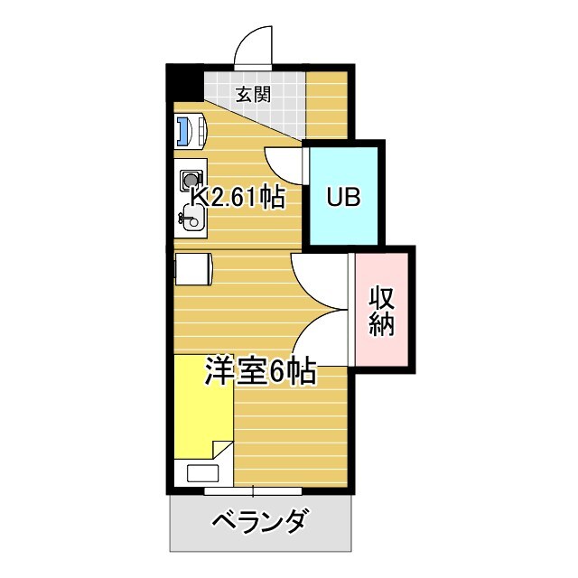 アーバンドエル川名山の物件間取画像