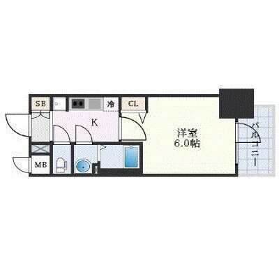 プレサンス名古屋幅下ファビュラスの物件間取画像