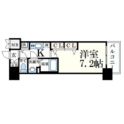 プレサンス名古屋グロウの物件間取画像