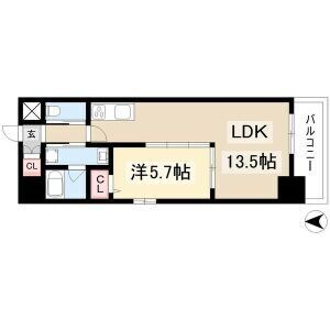 ラヴィータ泉の物件間取画像
