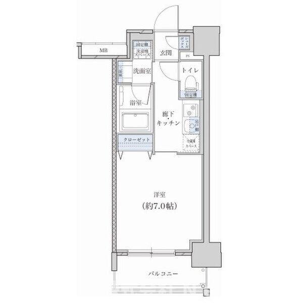 レジデンス東別院スクエアⅡの物件間取画像