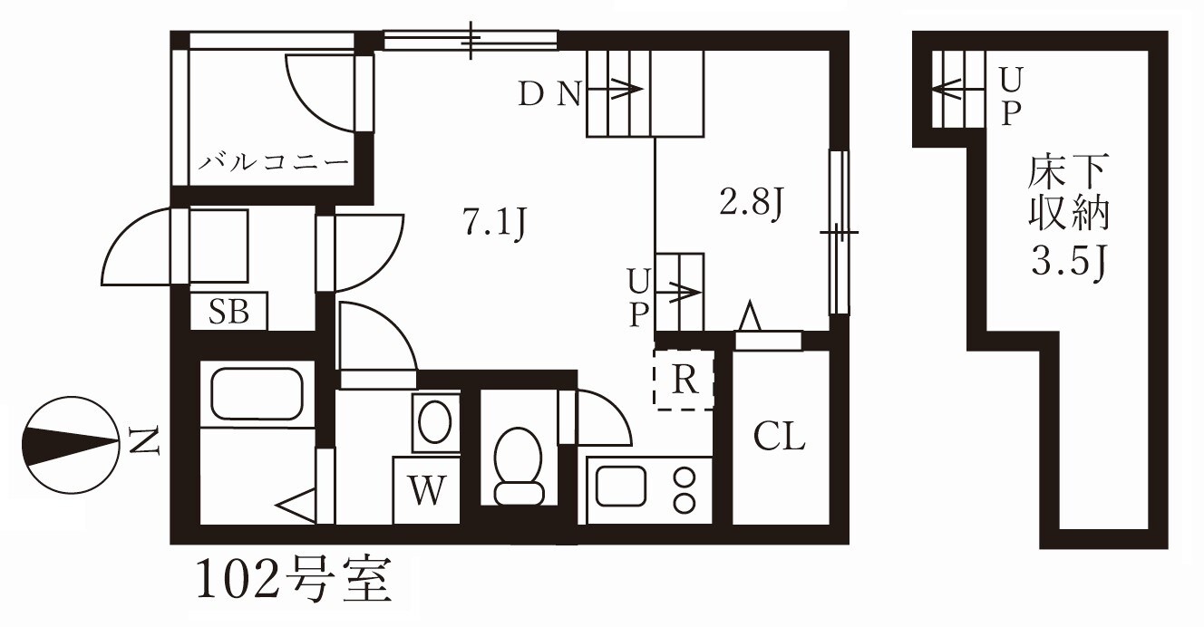 ハーモニーテラス山田西町の物件間取画像
