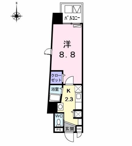 グランツ丸の内の物件間取画像