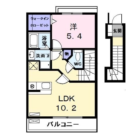 ジェルメＫⅢの物件間取画像