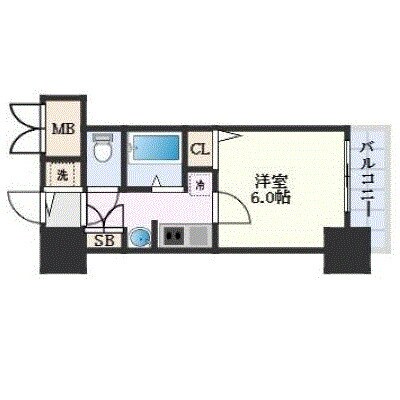 プレサンスNAGOYA桜通ビッグビートの物件間取画像