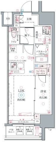物件間取画像