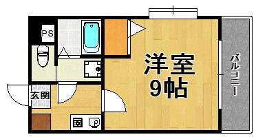 ヴィバーチェ六本松の物件間取画像