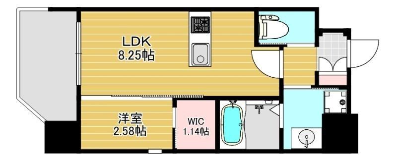 リファレンス竹下駅前の物件間取画像