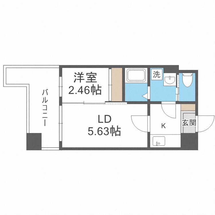 グランフォーレ箱崎ステーションプラザの物件間取画像