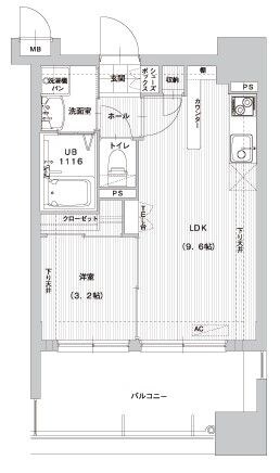 東比恵駅 徒歩5分 6階の物件間取画像