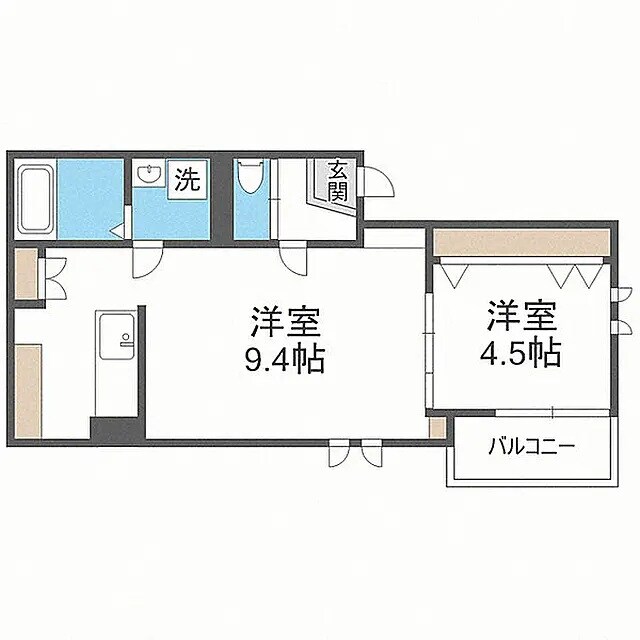 ラ・サンテ野芥の物件間取画像