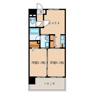 吉塚駅 徒歩12分 2階の物件間取画像