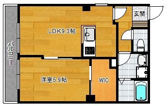 六本松ローズパレスの物件間取画像