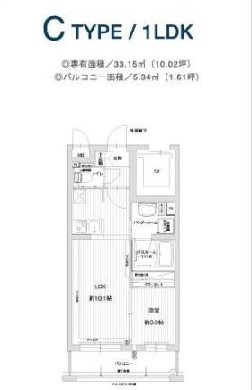 グランフォーレ西新ヒルズの物件間取画像