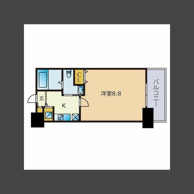 ラフォーレ大濠パークアベニューの物件間取画像