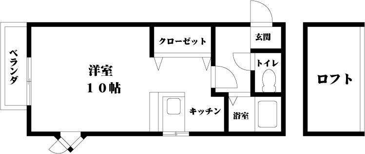 物件間取画像