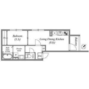 パークテラス淡路の物件間取画像