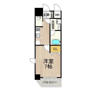 アリビオ江坂垂水町の物件間取画像
