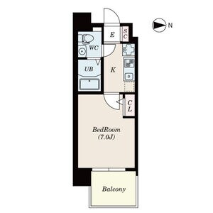 セレニテ三国プリエの物件間取画像