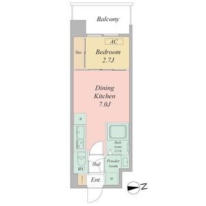 セレニテ新大阪エクラの物件間取画像