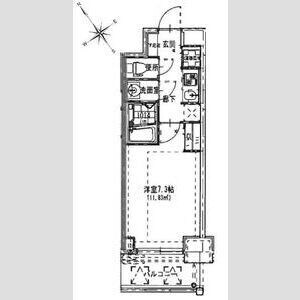 S-RESIDENCE都島の物件間取画像