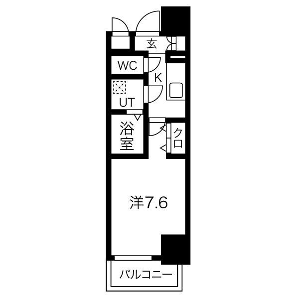 レジュールアッシュ梅田リュクスの物件間取画像