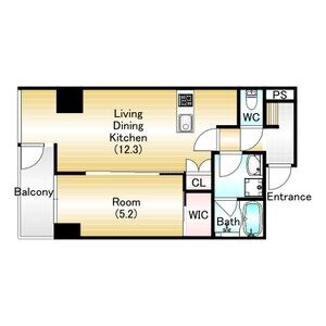 Fortunato 扇町の物件間取画像