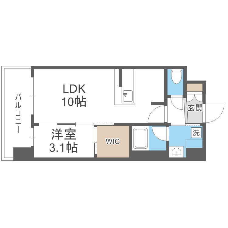 コンフォリア・リヴ新大阪西宮原ソルテラスの物件間取画像