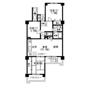 アーバンパーク緑地公園の物件間取画像
