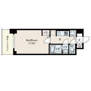 S-RESIDENCE江坂Eminenceの物件間取画像
