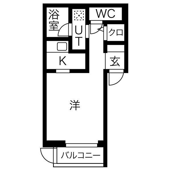 モノトーン神崎川の物件間取画像