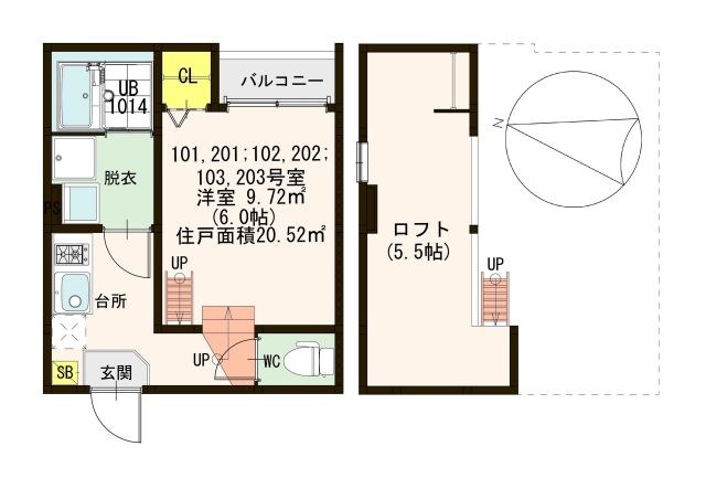 IMPERIAL RESIDENCE塚本の物件間取画像