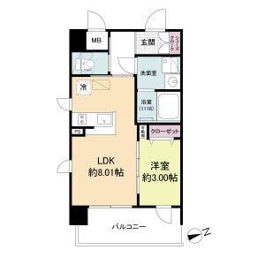 Live Flat塚本新北野の物件間取画像