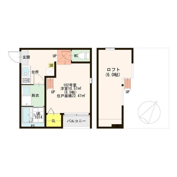 ANRAKUの物件間取画像