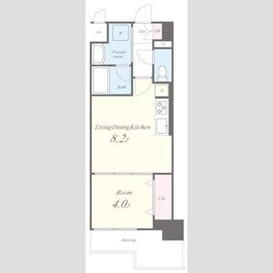 AMKレフィナード中宮の物件間取画像